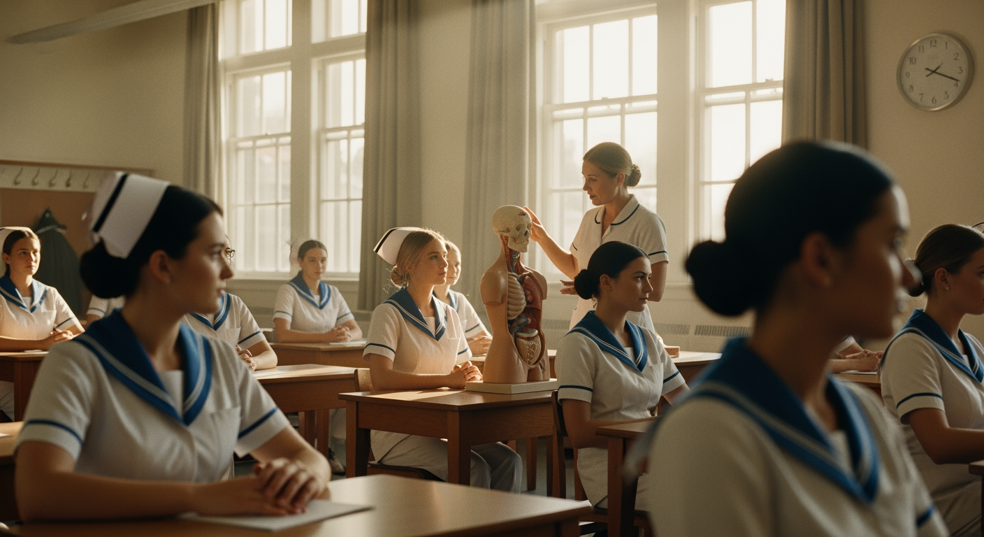 Modern Nursing Classroom