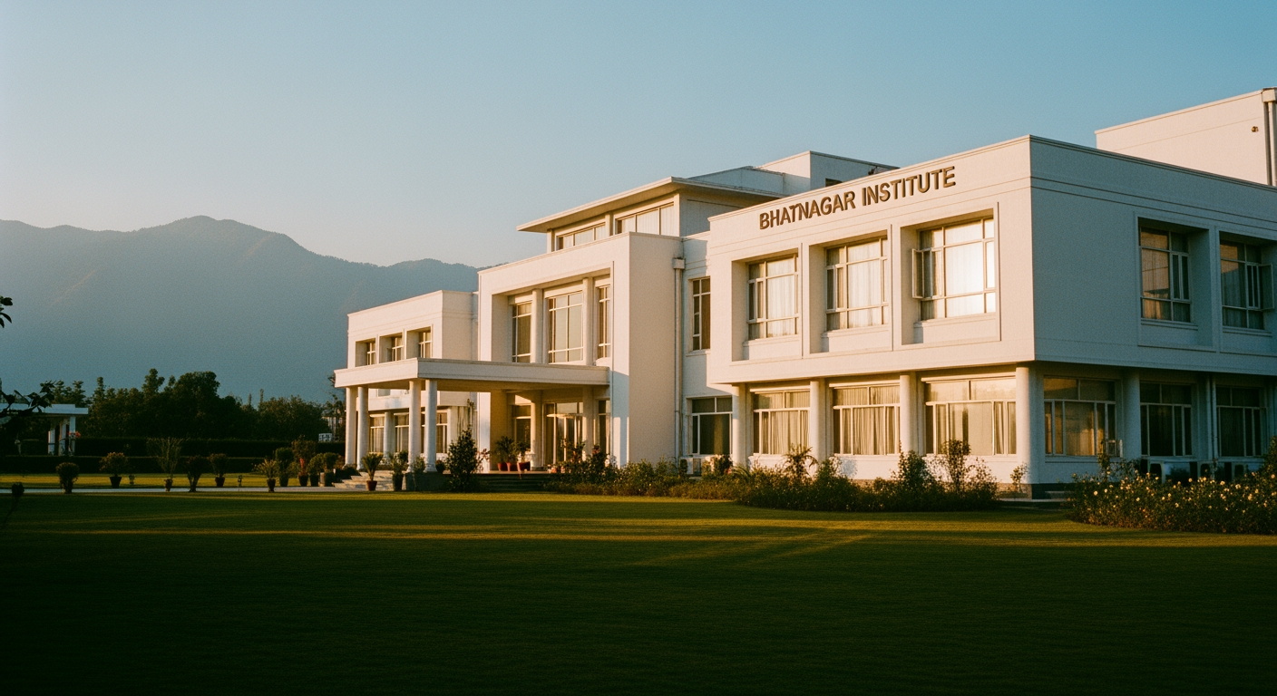 Modern Bhatnagar Institute nursing college campus building
